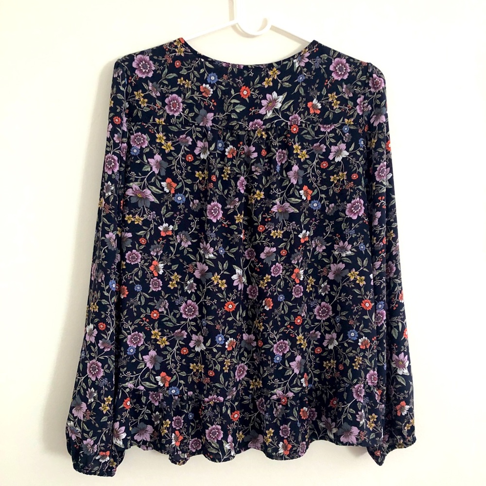 LOFT Floral long sleeves